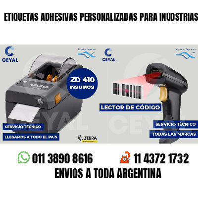 ETIQUETAS ADHESIVAS PERSONALIZADAS PARA INUDSTRIAS