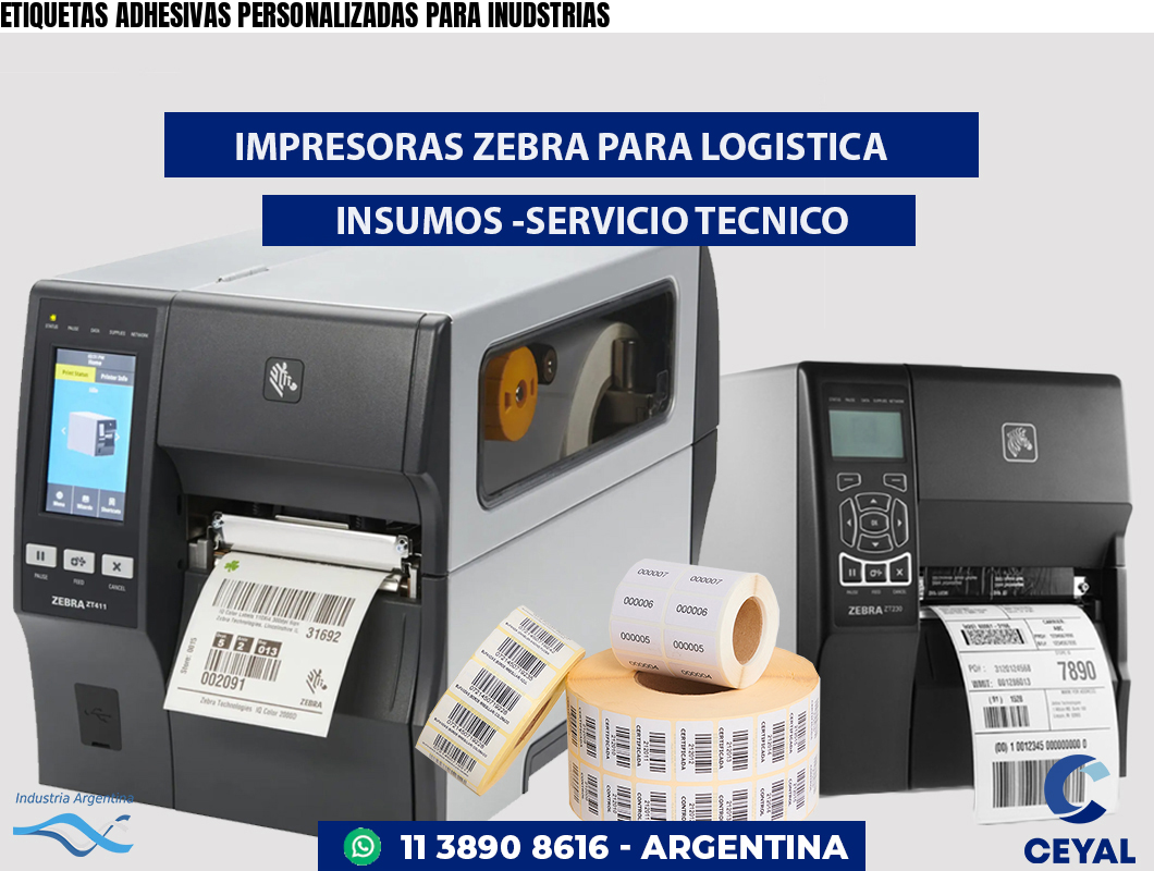 ETIQUETAS ADHESIVAS PERSONALIZADAS PARA INUDSTRIAS