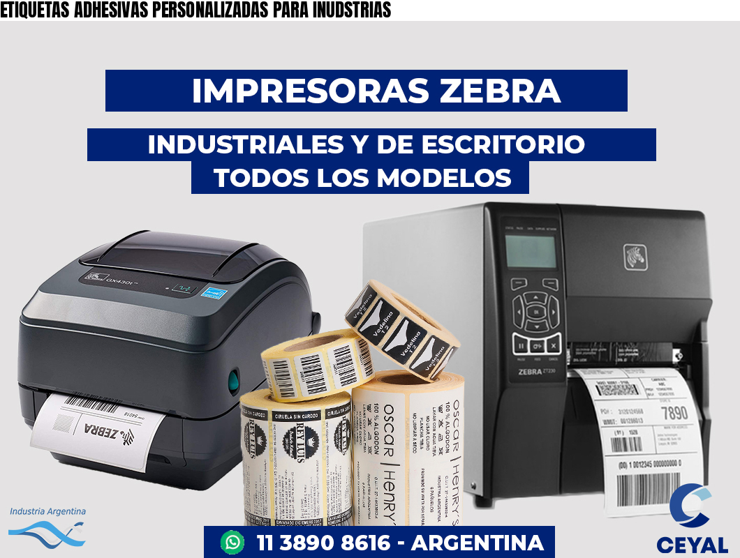 ETIQUETAS ADHESIVAS PERSONALIZADAS PARA INUDSTRIAS