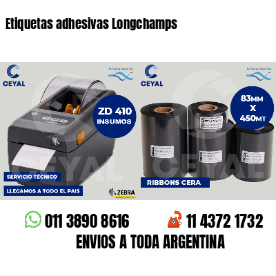 Etiquetas adhesivas Longchamps