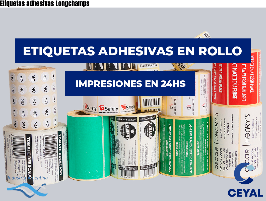 Etiquetas adhesivas Longchamps