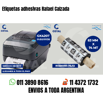 Etiquetas adhesivas Rafael Calzada