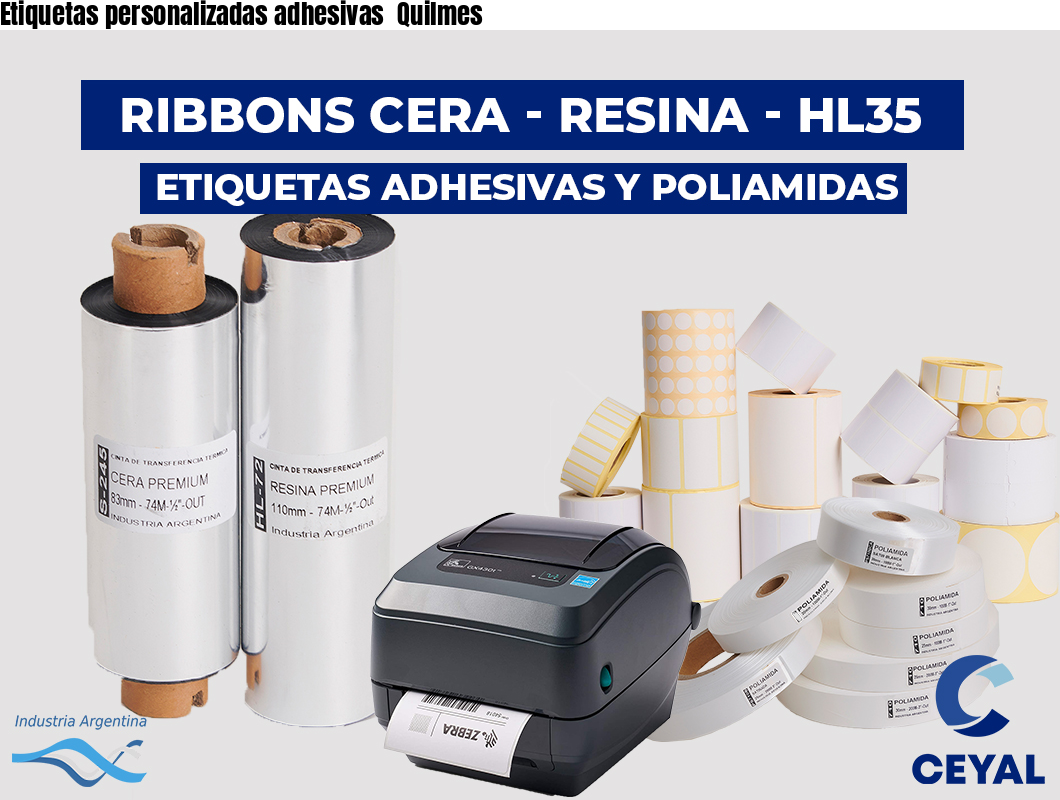 Etiquetas personalizadas adhesivas  Quilmes
