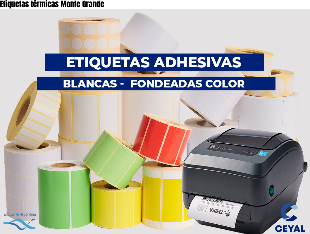 Etiquetas térmicas Monte Grande