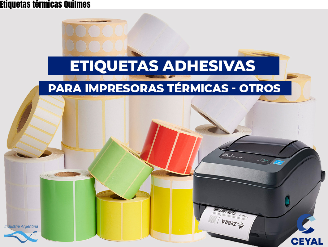 Etiquetas térmicas Quilmes