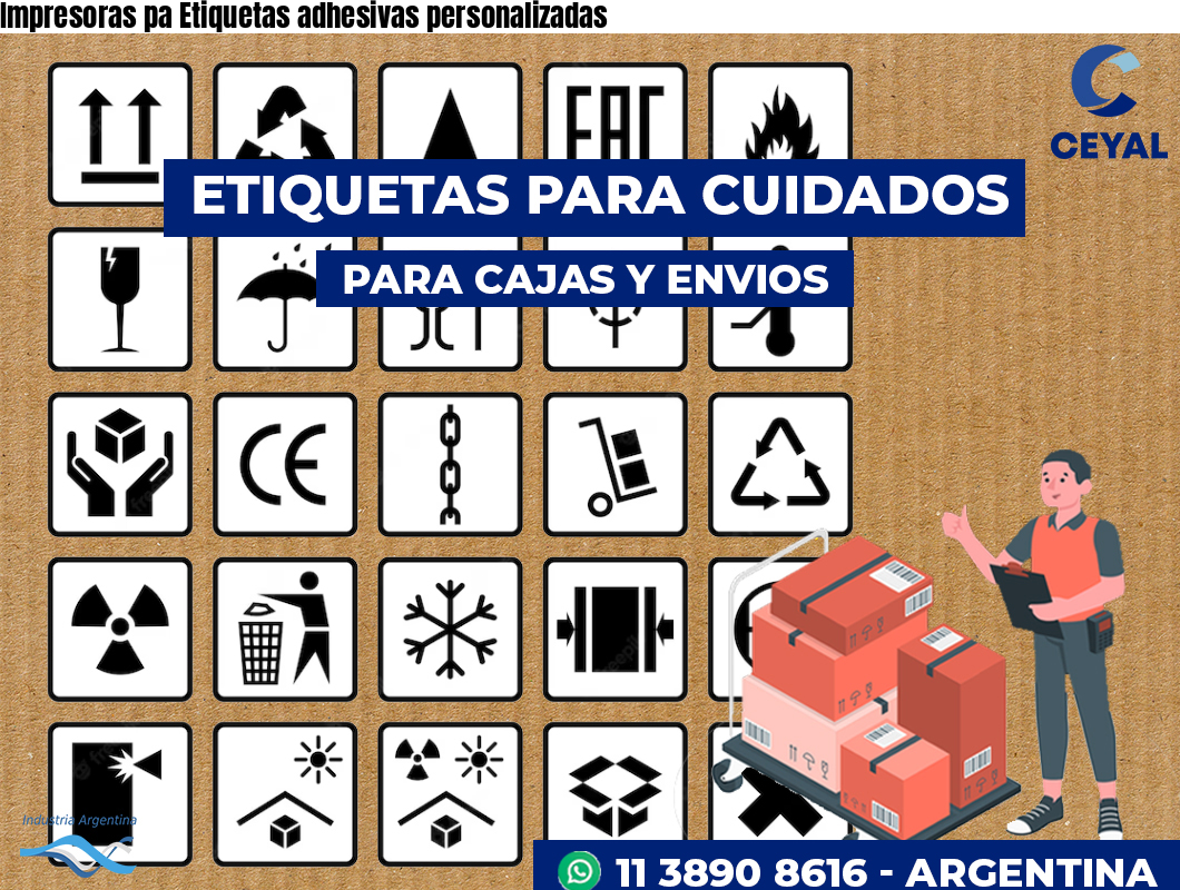 Impresoras pa Etiquetas adhesivas personalizadas