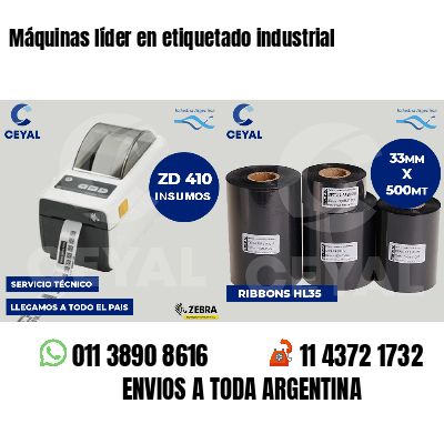 Máquinas líder en etiquetado industrial