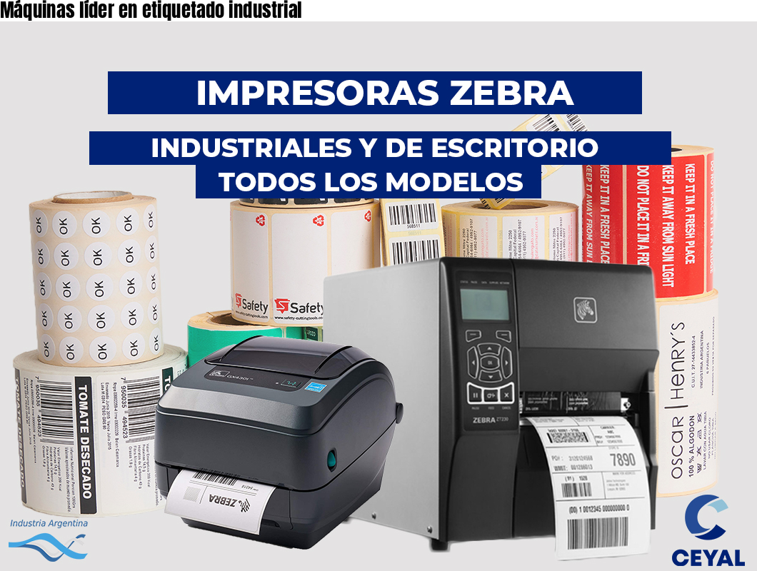 Máquinas líder en etiquetado industrial