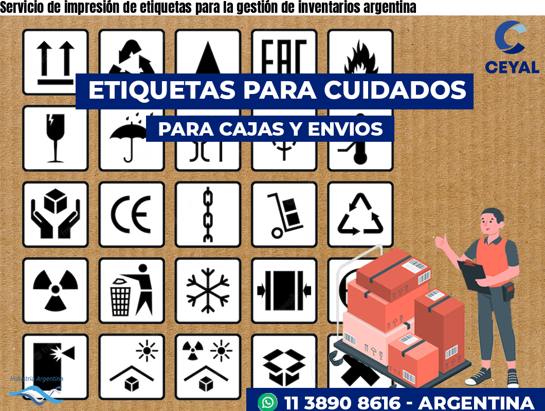 Servicio de impresión de etiquetas para la gestión de inventarios argentina
