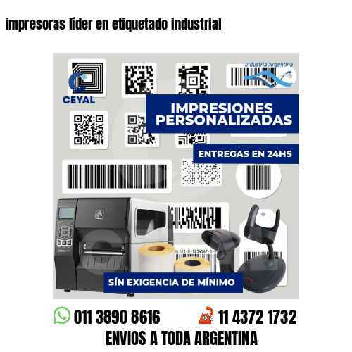 impresoras líder en etiquetado industrial