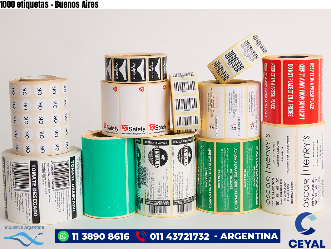1000 etiquetas - Buenos Aires