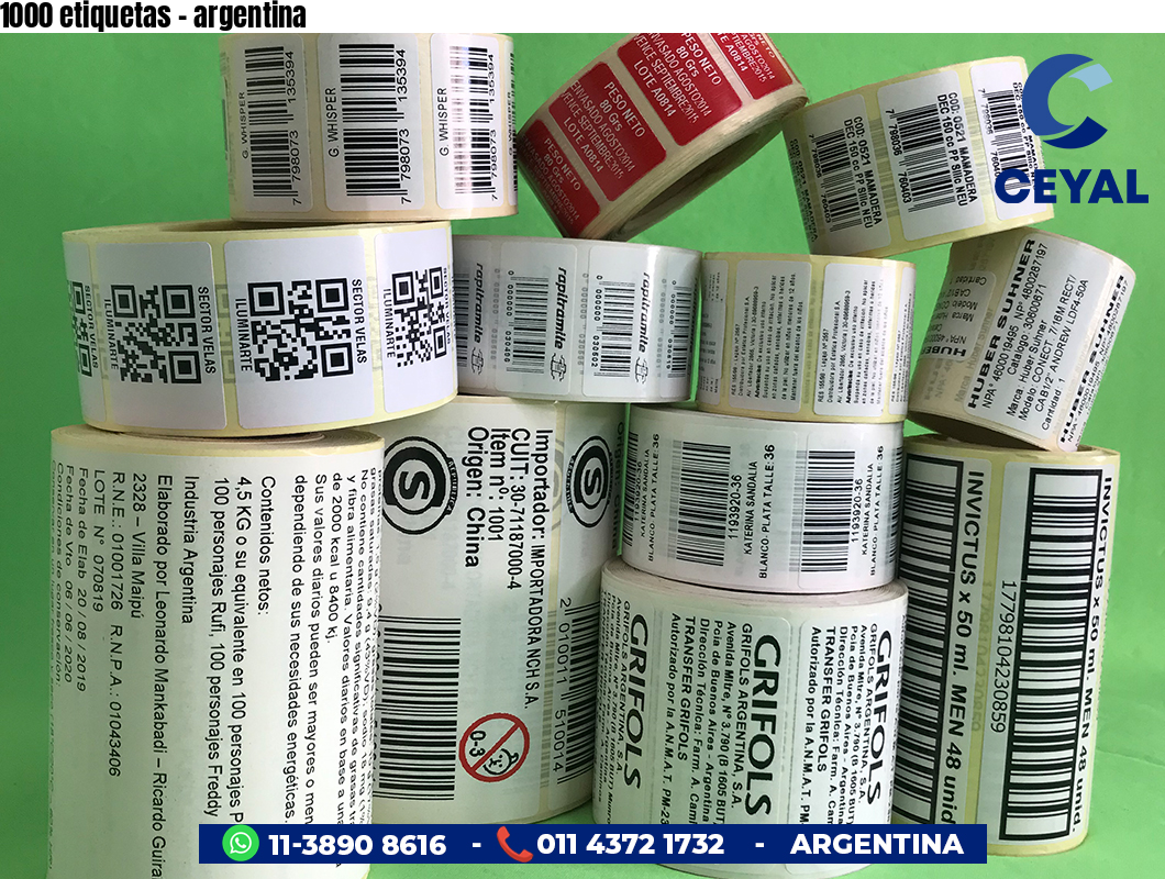 1000 etiquetas - argentina