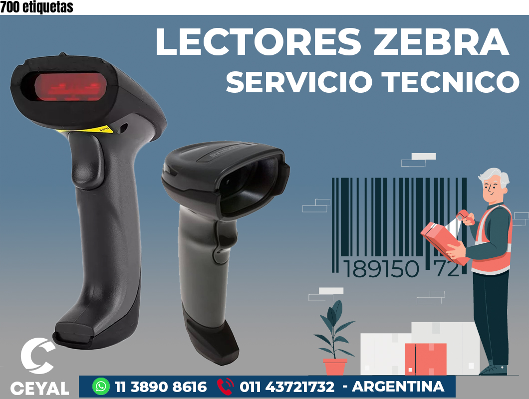 700 etiquetas