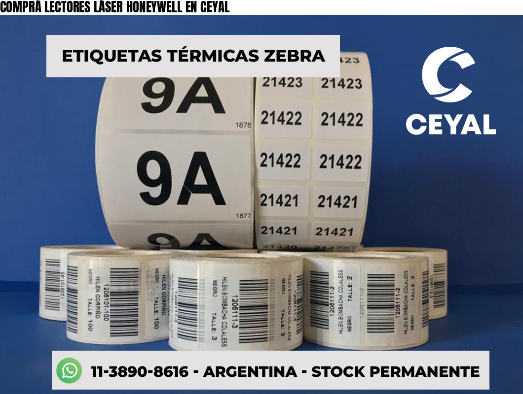 COMPRÁ LECTORES LÁSER HONEYWELL EN CEYAL
