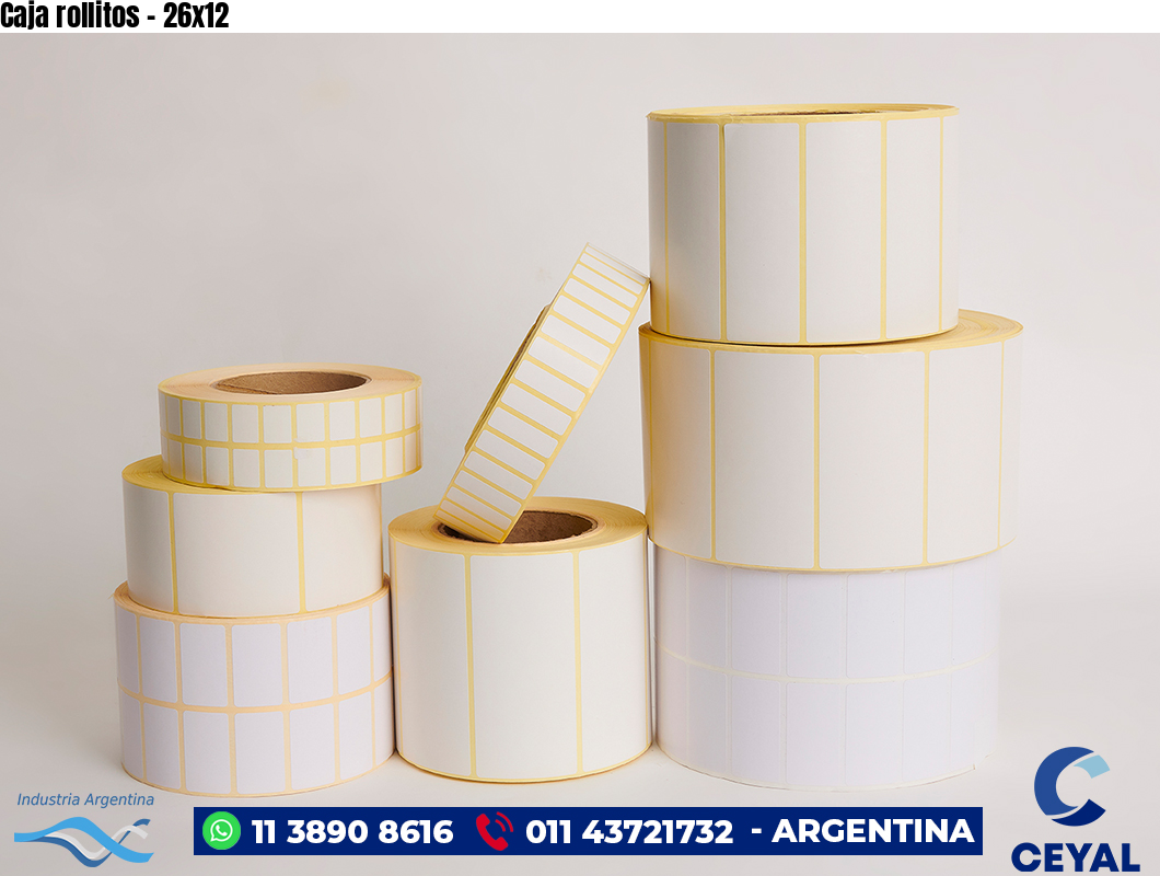 Caja rollitos - 26x12