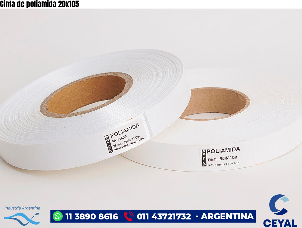 Cinta de poliamida 20×105