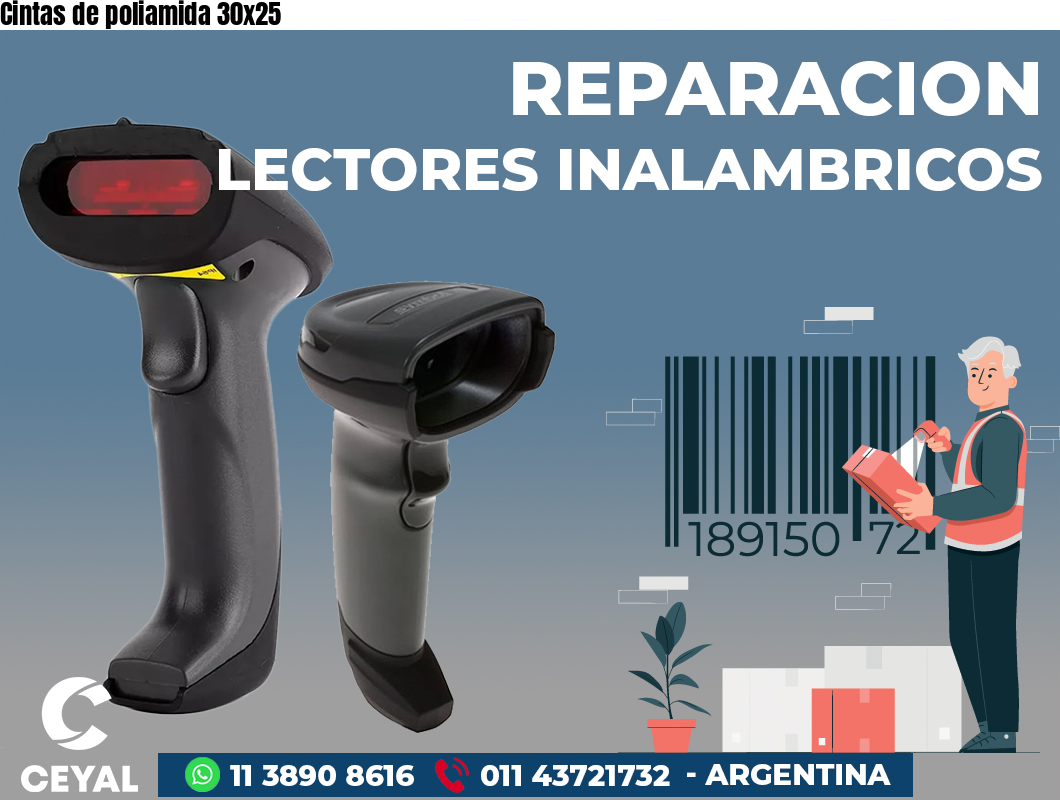 Cintas de poliamida 30x25