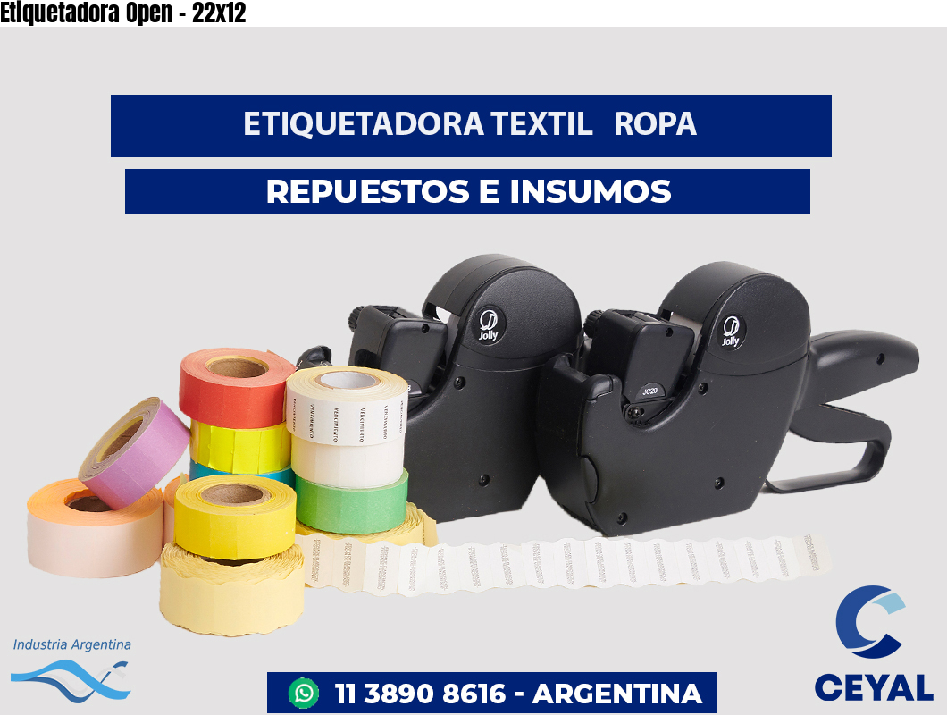 Etiquetadora Open - 22x12