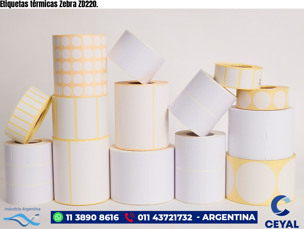 Etiquetas térmicas Zebra ZD220.