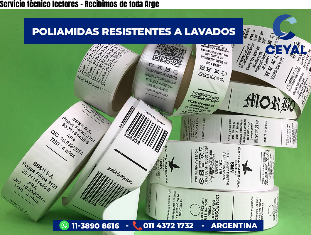 Servicio técnico lectores - Recibimos de toda Arge