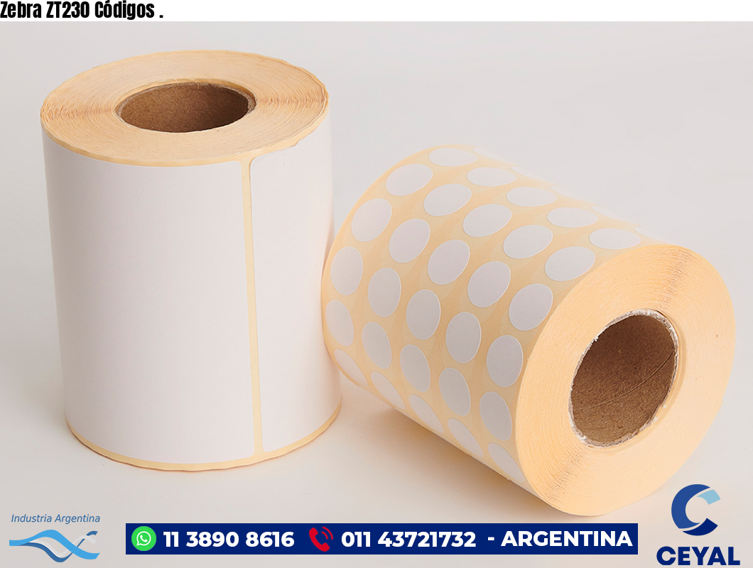 Zebra ZT230 Códigos .