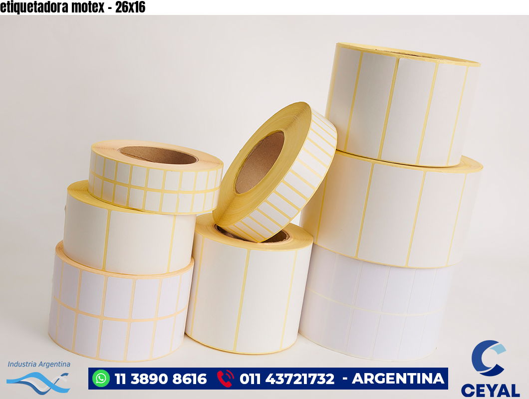 etiquetadora motex - 26x16