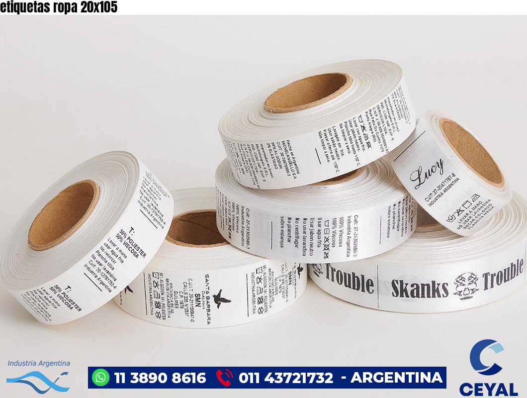 etiquetas ropa 20×105
