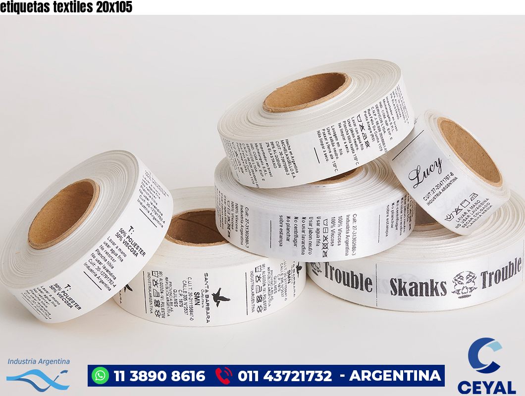 etiquetas textiles 20×105
