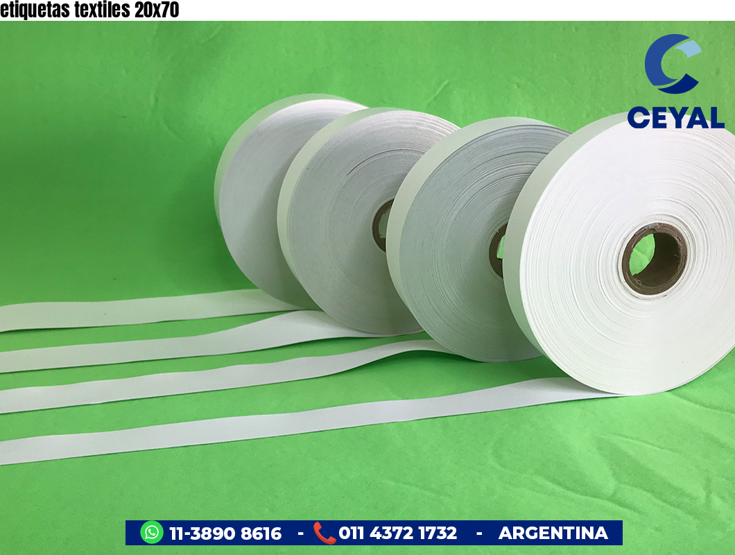 etiquetas textiles 20x70