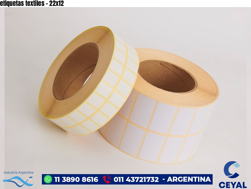etiquetas textiles - 22x12