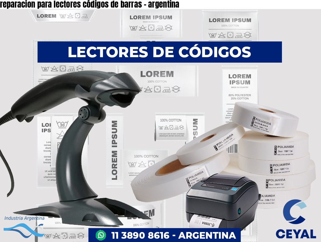 reparacion para lectores códigos de barras - argentina