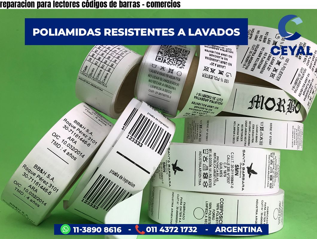 reparacion para lectores códigos de barras - comercios