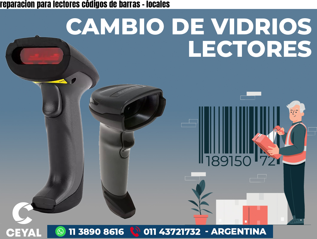 reparacion para lectores códigos de barras – locales