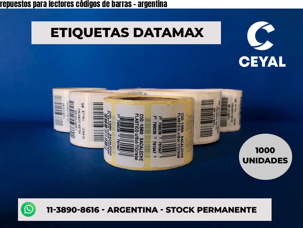 repuestos para lectores códigos de barras - argentina
