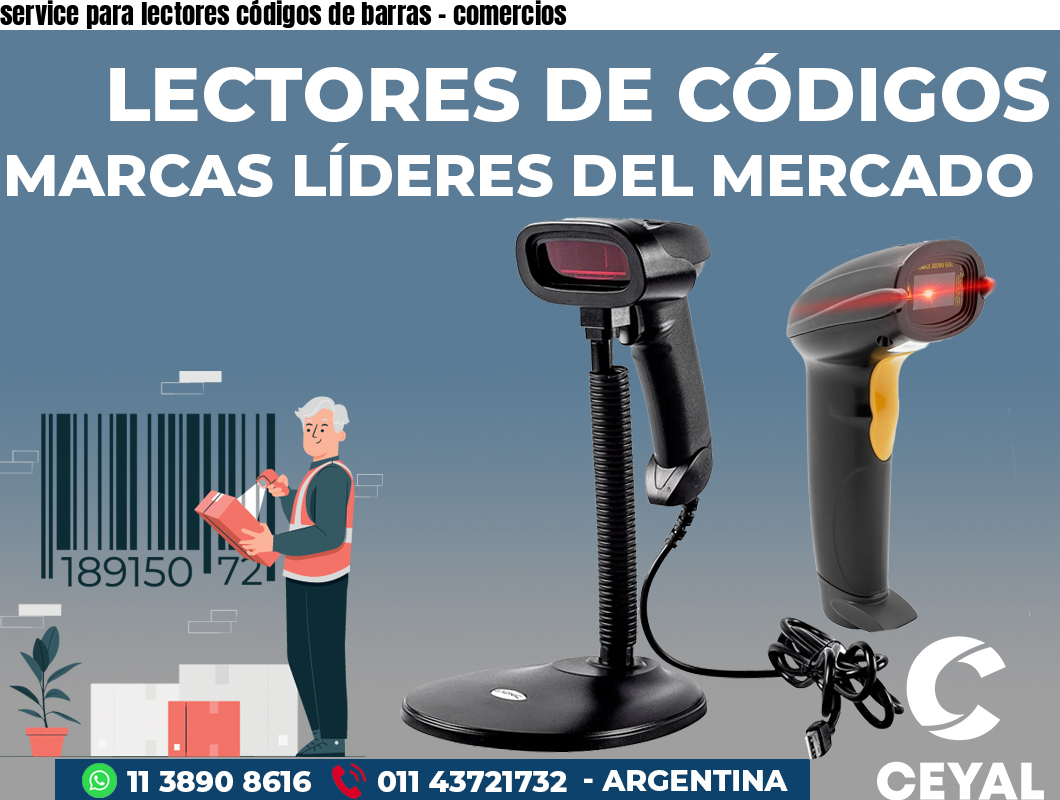service para lectores códigos de barras – comercios