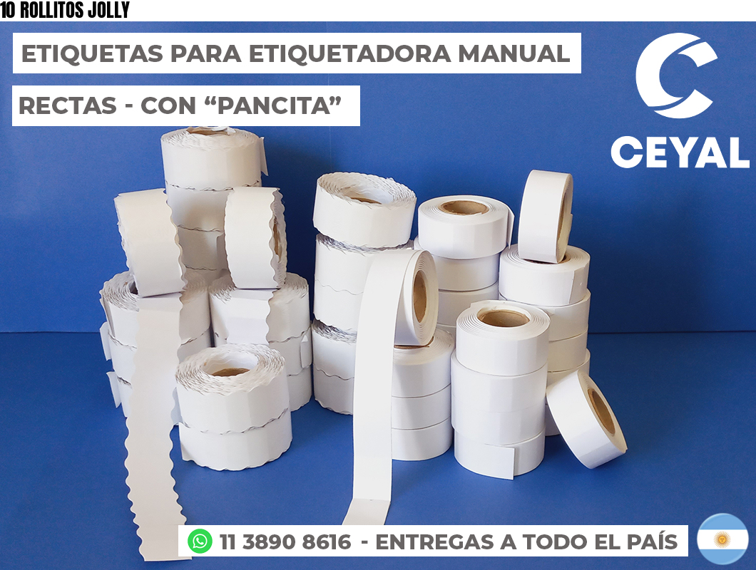 10 ROLLITOS JOLLY