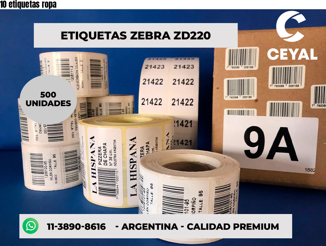 10 etiquetas ropa