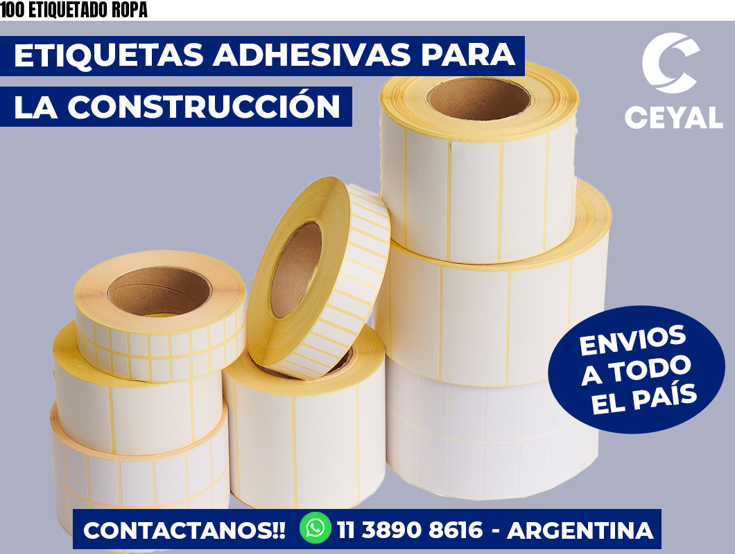 100 ETIQUETADO ROPA
