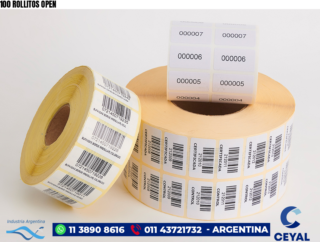 100 ROLLITOS OPEN