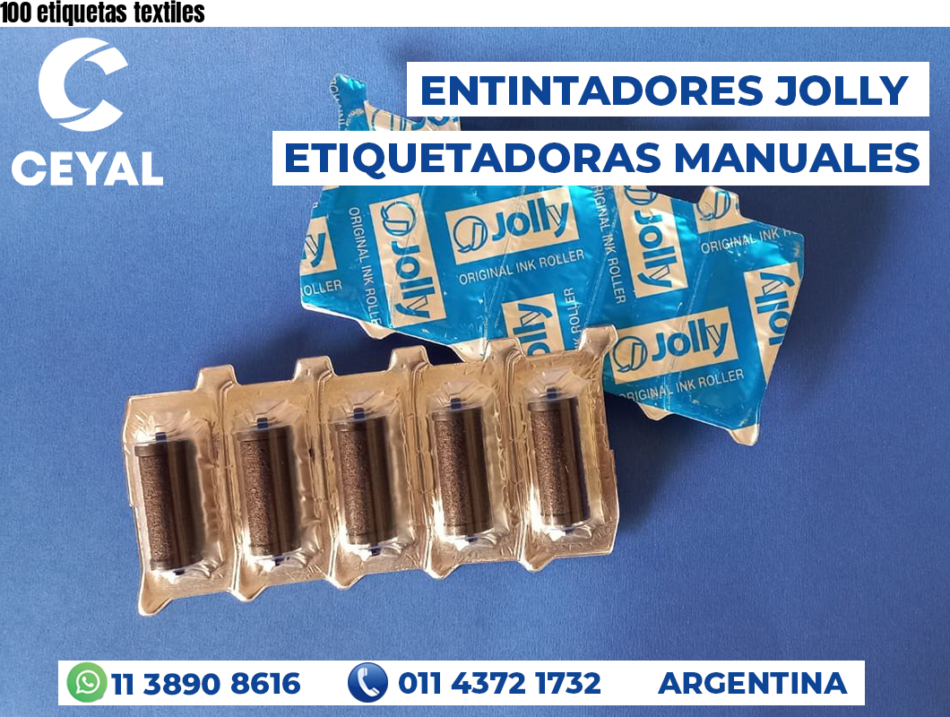 100 etiquetas textiles