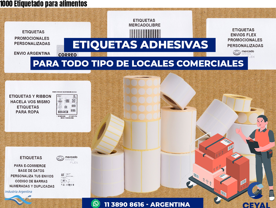1000 Etiquetado para alimentos