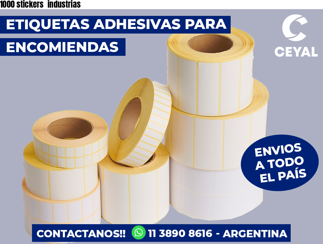 1000 stickers industrias