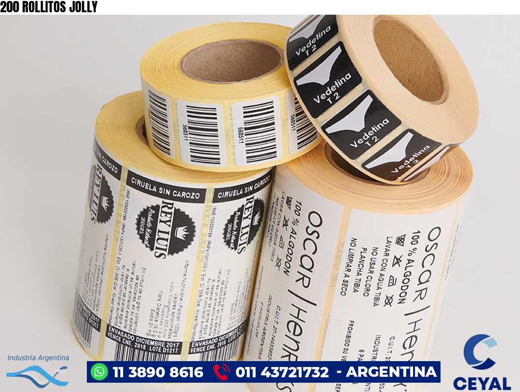 200 ROLLITOS JOLLY