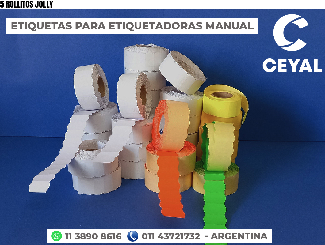5 ROLLITOS JOLLY