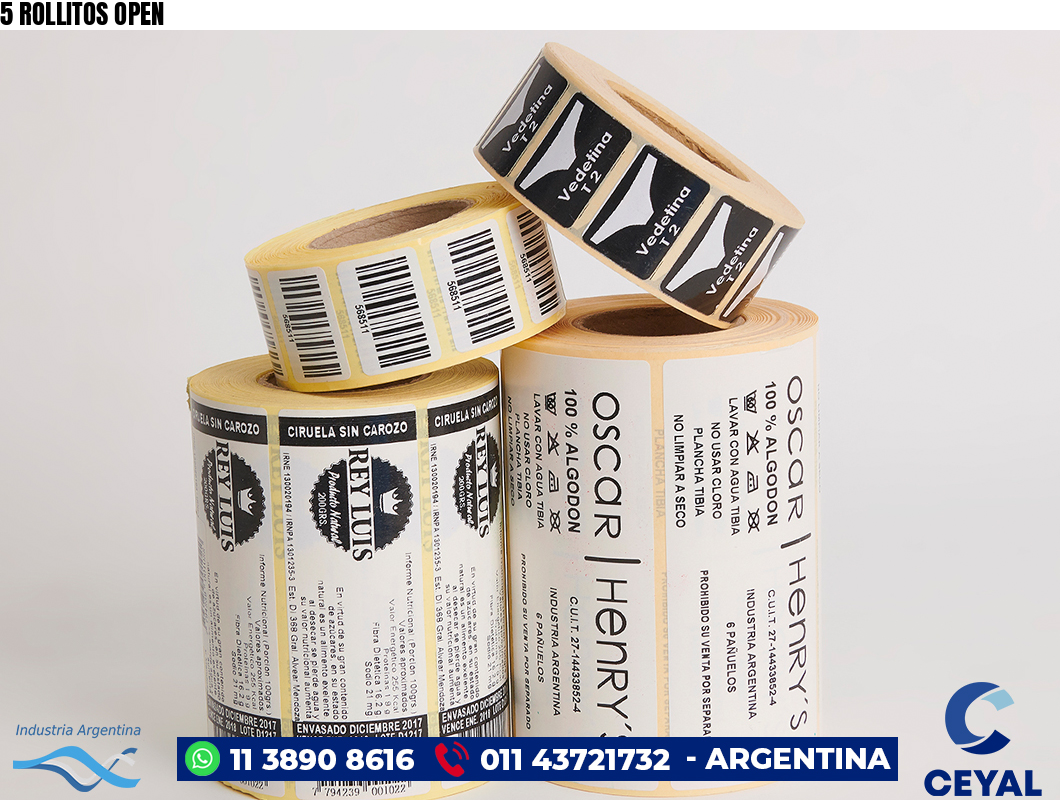 5 ROLLITOS OPEN