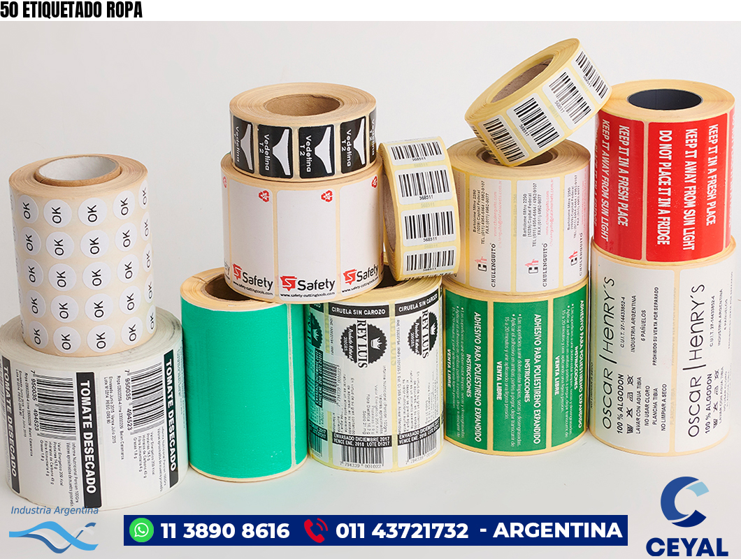 50 ETIQUETADO ROPA