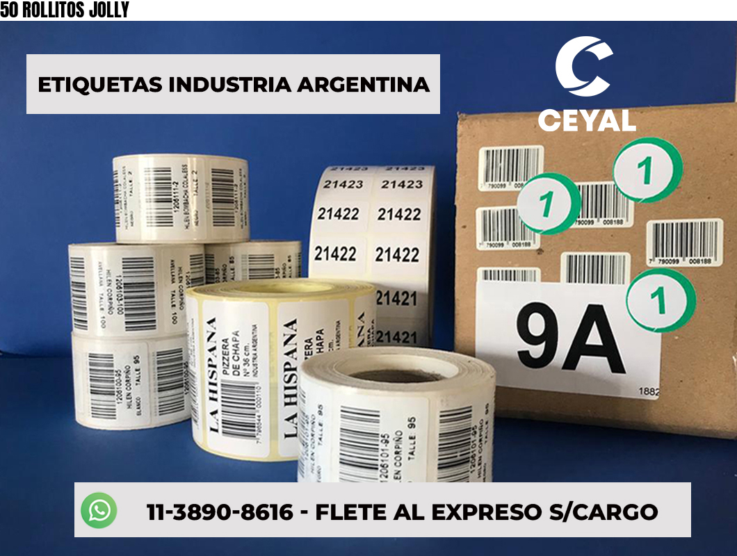 50 ROLLITOS JOLLY