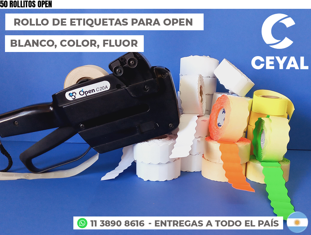 50 ROLLITOS OPEN