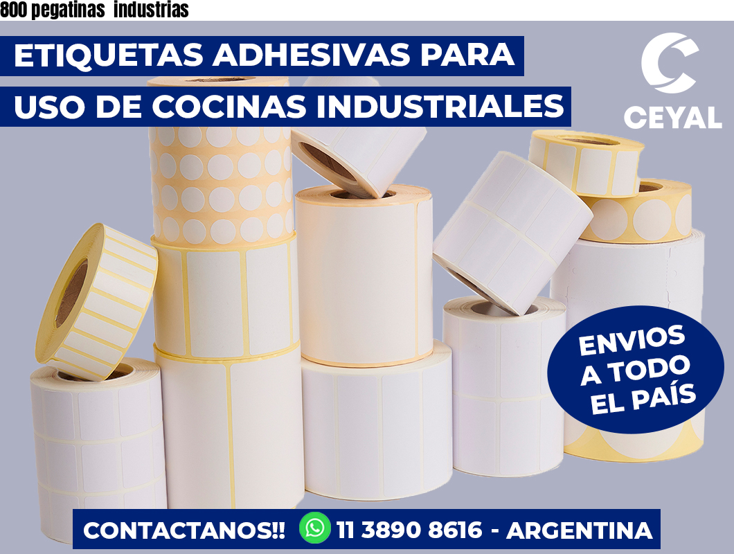 800 pegatinas industrias