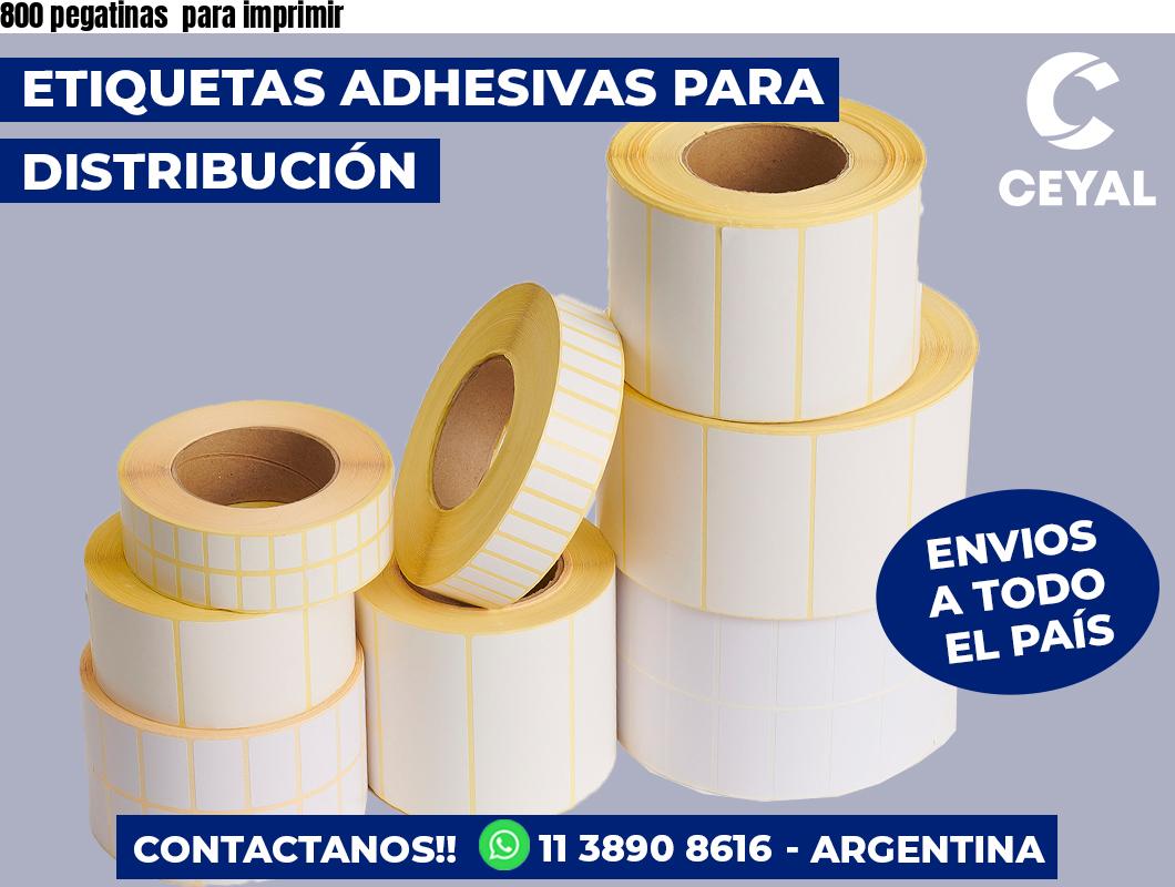 800 pegatinas para imprimir
